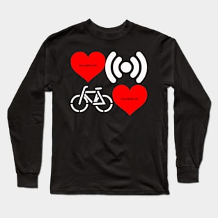 Heart Sound Bike Heart W Long Sleeve T-Shirt